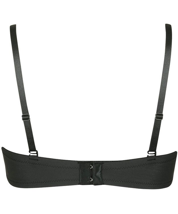 WACOAL ブラジャー ストラップレス サイズや体型特徴に合わせた設計 アウターにひびきにくい メッシュ素材(カップ肌側) レディース BXC610 /ワコール ブラック