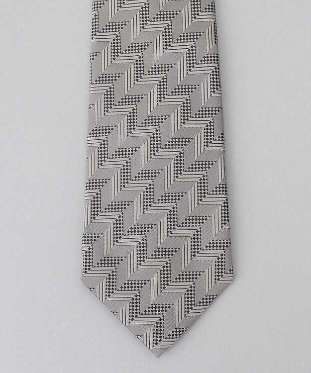 GOTAIRIKU GOTAIRIKU別注【日本製】シルク ネクタイ_オリジナル柄 ベージュ系4