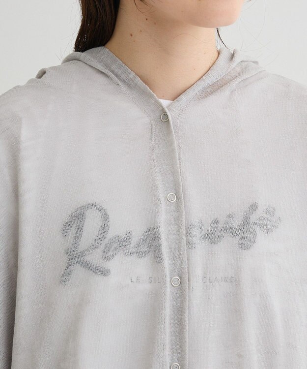 Green Parks リングドットニットパーカー Light Gray