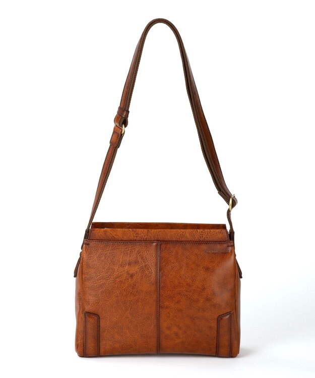 ACE BAGS & LUGGAGE LO HOMME PRESSE アルカイック 本革 日本製 ショルダーバッグ 横型 71861 ロ・オム・プレッセ ブラウン