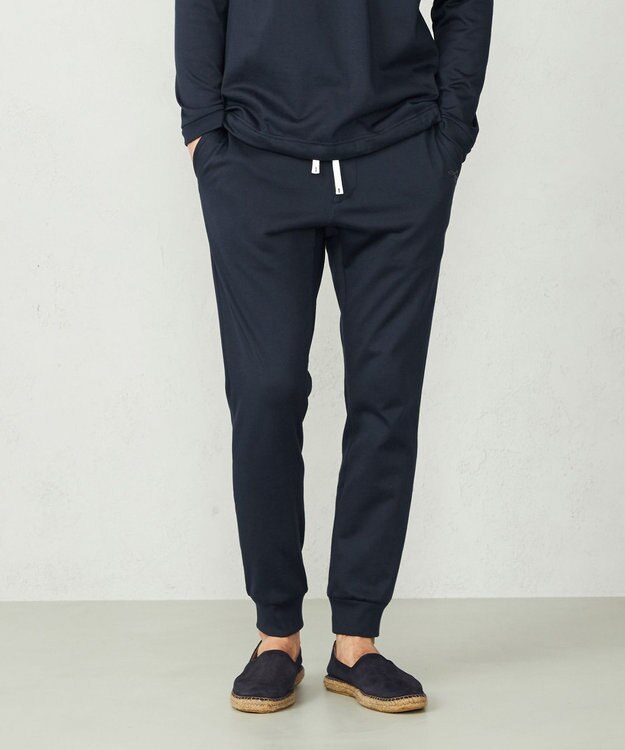 JOSEPH ABBOUD MOUNTAIN 【SPACE／UNISEX】コンパクトコットン裏毛 スウェットパンツ ネイビー系