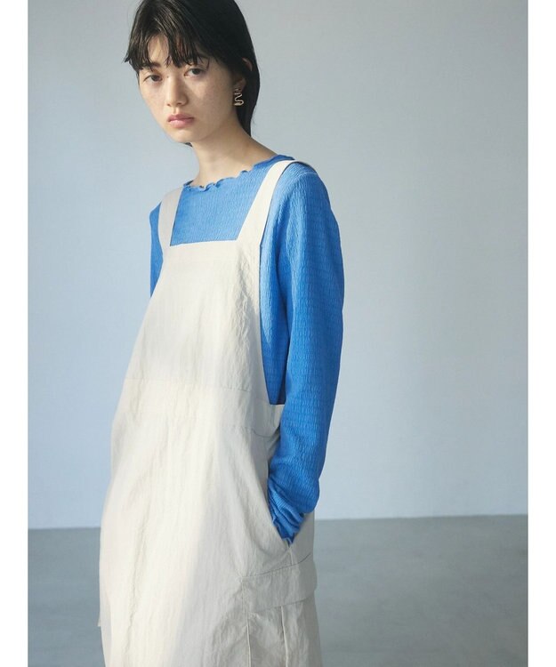 Green Parks ａ．ポケット付きジャンスカ Ivory