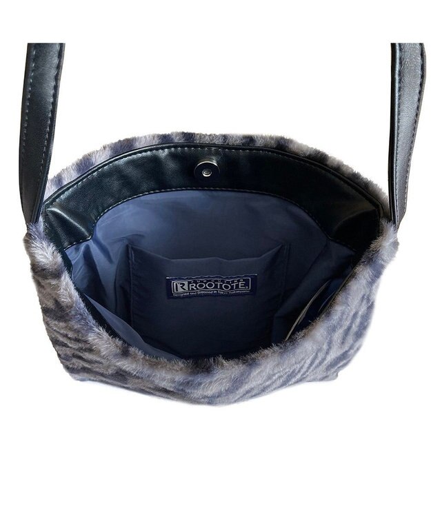 ROOTOTE 2984【ファーショルダー】/ LT.ベビールー.フラットトート.ファー-A 01：ゼブラ