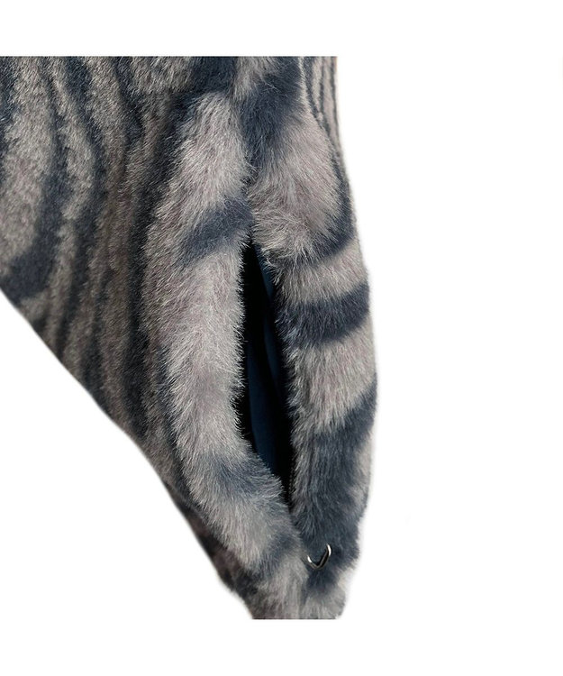 ROOTOTE 2984【ファーショルダー】/ LT.ベビールー.フラットトート.ファー-A 01：ゼブラ