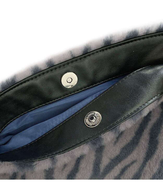 ROOTOTE 2984【ファーショルダー】/ LT.ベビールー.フラットトート.ファー-A 01：ゼブラ