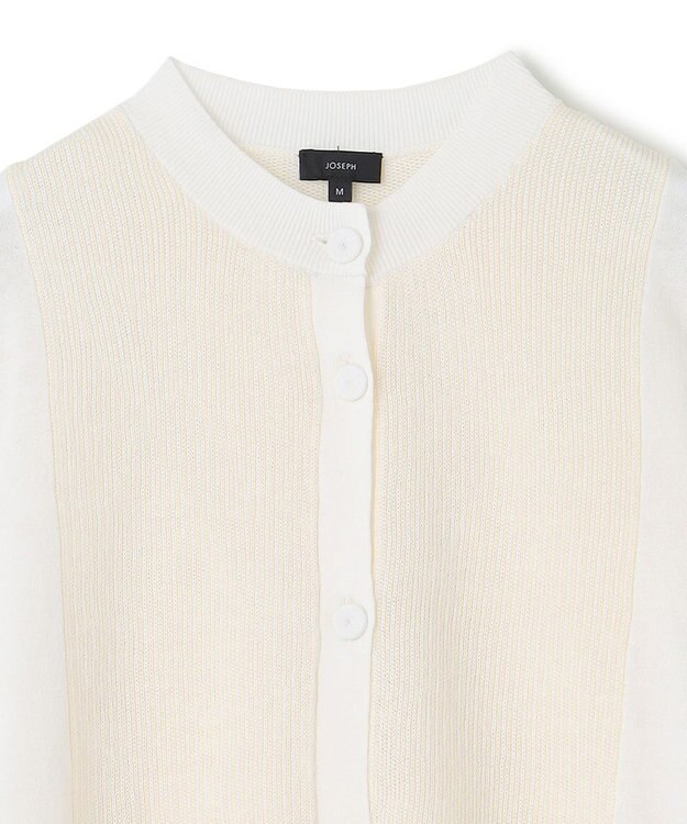 JOSEPH 【洗える】リネンコットン　カーディガン Ivory