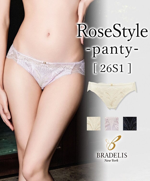 BRADELIS New York 【BRADELIS New York】ローズスタイルパンティ26S1 ライラック