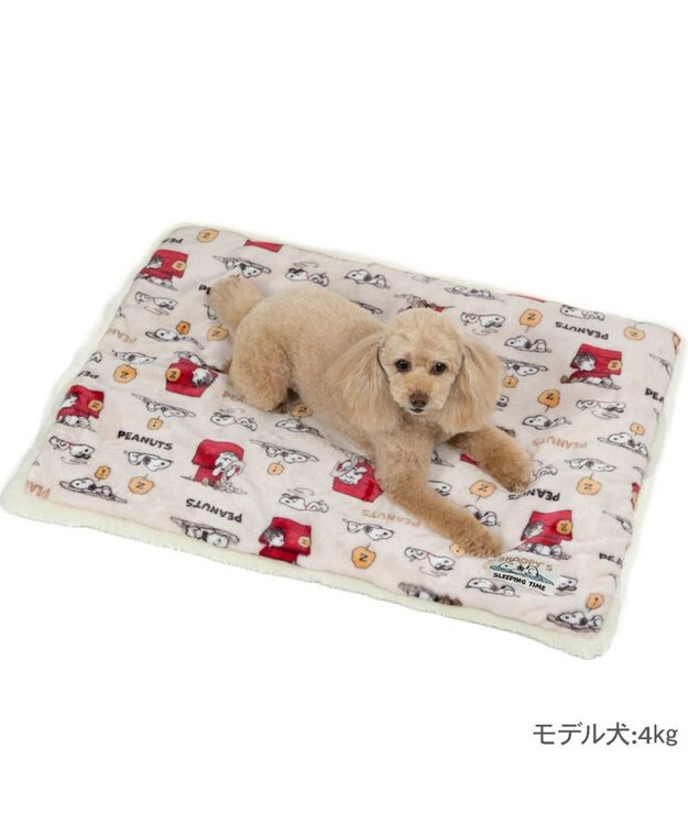 PET PARADISE スヌーピー  うたたね柄 角型マット 小型犬 80×60cm うたたね柄