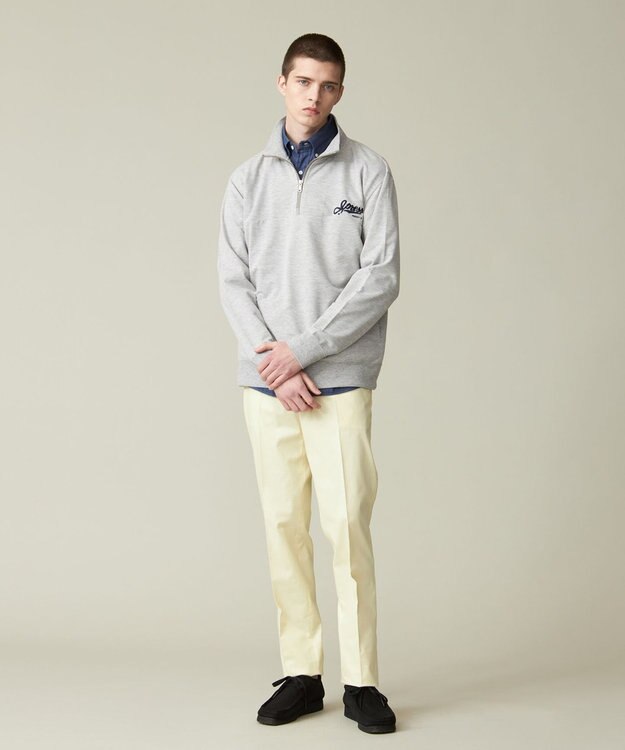 J.PRESS MEN 【KING SIZE】【ストレッチ】トリコチンストレッチ パンツ イエロー系