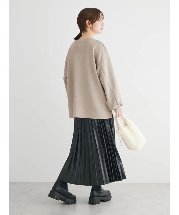 Green Parks ・ＳＵＧＡＲ　ＳＰＯＯＮスウェードポンチプルオーバー Beige