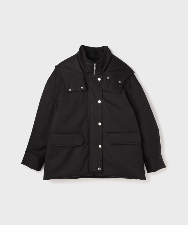 GRACE CONTINENTAL パディングマルチwayコート ブラック