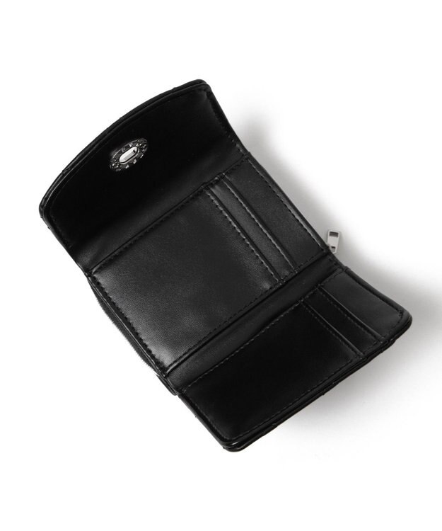 WEGO スタッズキルティングウォレット ブラック