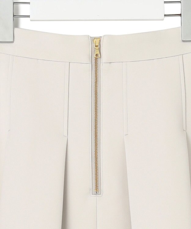 23区 L 【洗える】ネオプレーンジャージー タック スカート ベージュ系