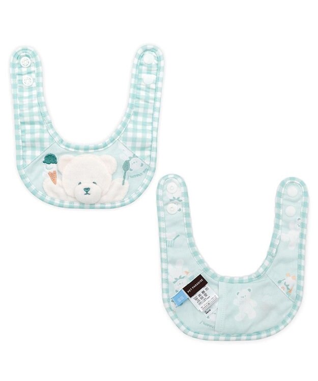 PET PARADISE ペットパラダイスくまちゃん クールバンダナ 《アイス柄》 小型犬 グリーン