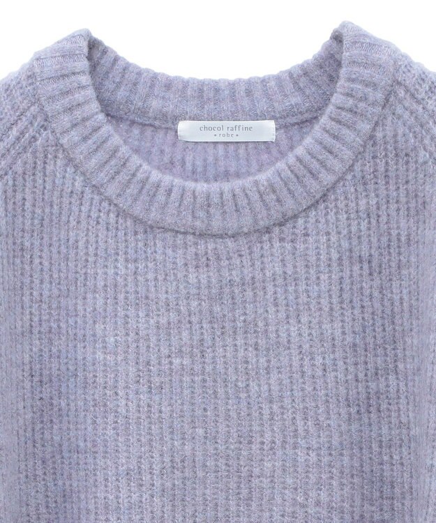 Green Parks ｆｕｗａっと　畦チュニック Deep Purple