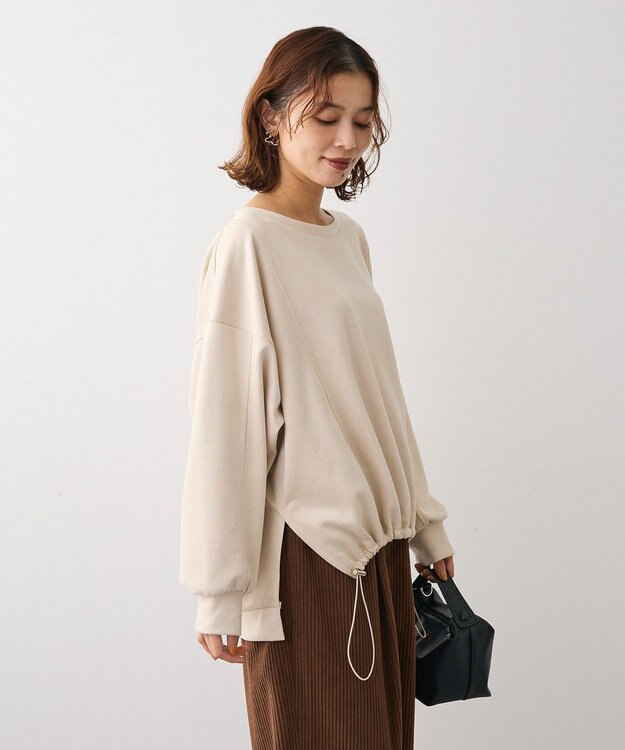 Green Parks なめらかタッチスウェード調ドロストプルオーハ