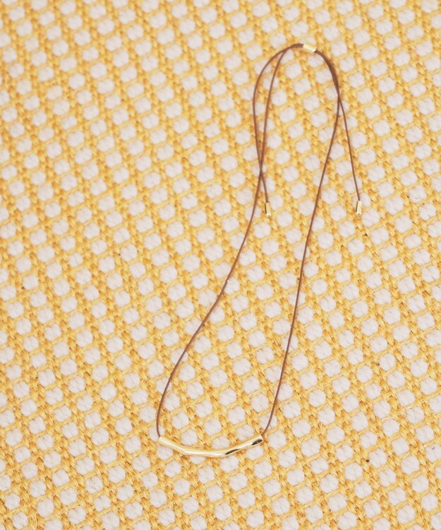 YECCA VECCA パイプコードネックレス Gold