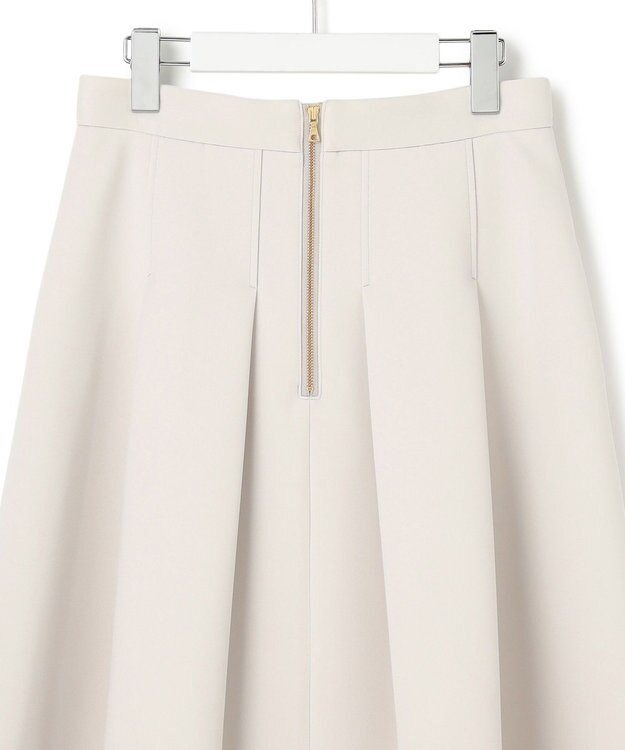 23区 【洗える】ネオプレーンジャージー タック スカート ベージュ系