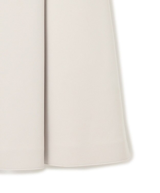 23区 【洗える】ネオプレーンジャージー タック スカート ベージュ系