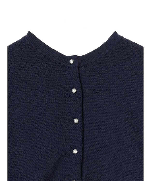 Green Parks ２ｗａｙ　パール釦ニットプルオーバー Dark Navy