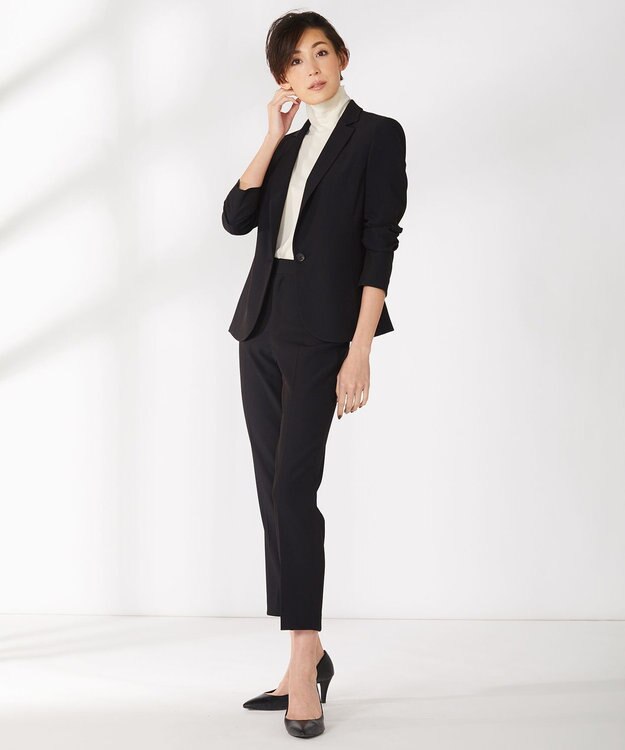 BEIGE， 【S-size】LUIZA / クロップドパンツ Black