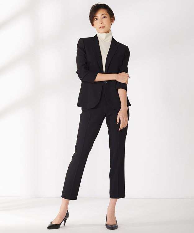 BEIGE， 【S-size】LUIZA / クロップドパンツ Black