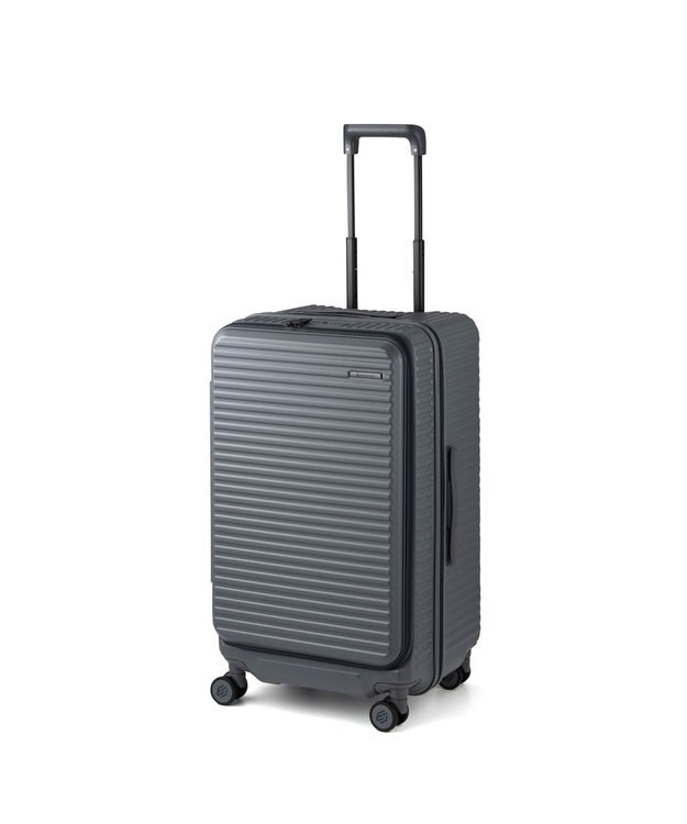 ACE BAGS & LUGGAGE EDGELINK CRUZBOX スーツケース フロントオープン 74/85L エキスパンド機能 05806 エッジリンク アイアングレー