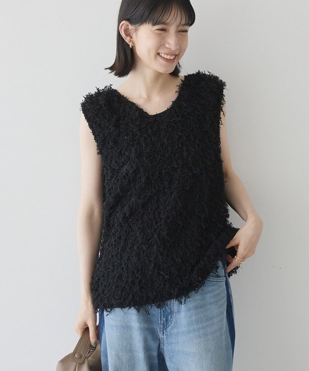 AMERICAN HOLIC 【前後2WAY】フリンジベスト Blue