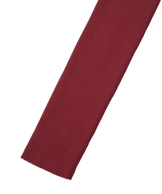 YECCA VECCA バルーンヘムドッキングニット Red