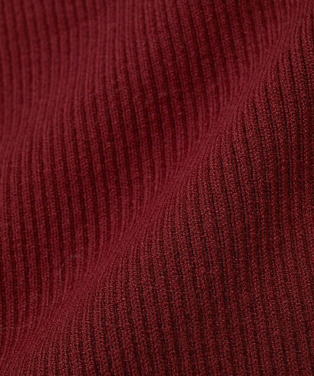 YECCA VECCA バルーンヘムドッキングニット Red