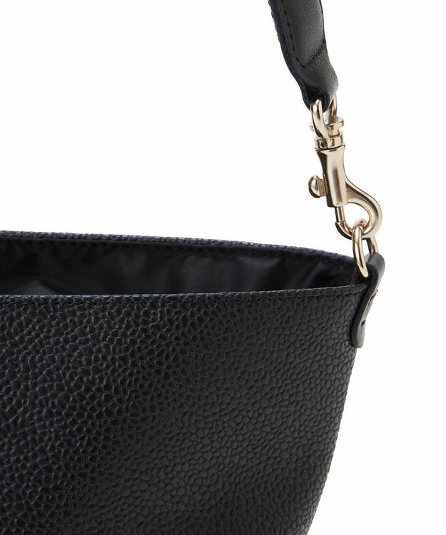 TOPKAPI 【Breath TOPKAPI】SCOTCH GRAIN スコッチグレイン プレーン 2トーンテープ ショルダー バッグ ブラック