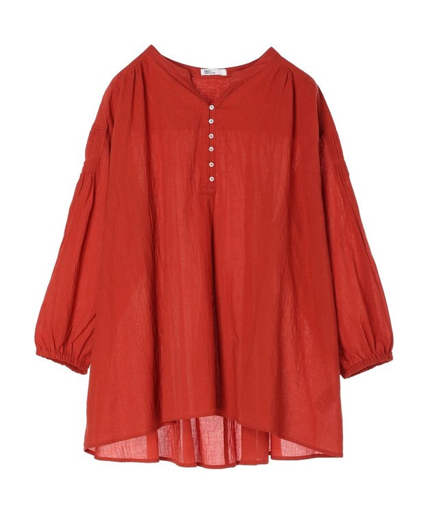 CRAFT STANDARD BOUTIQUE ジョーゼットスキッパーシャツ Red