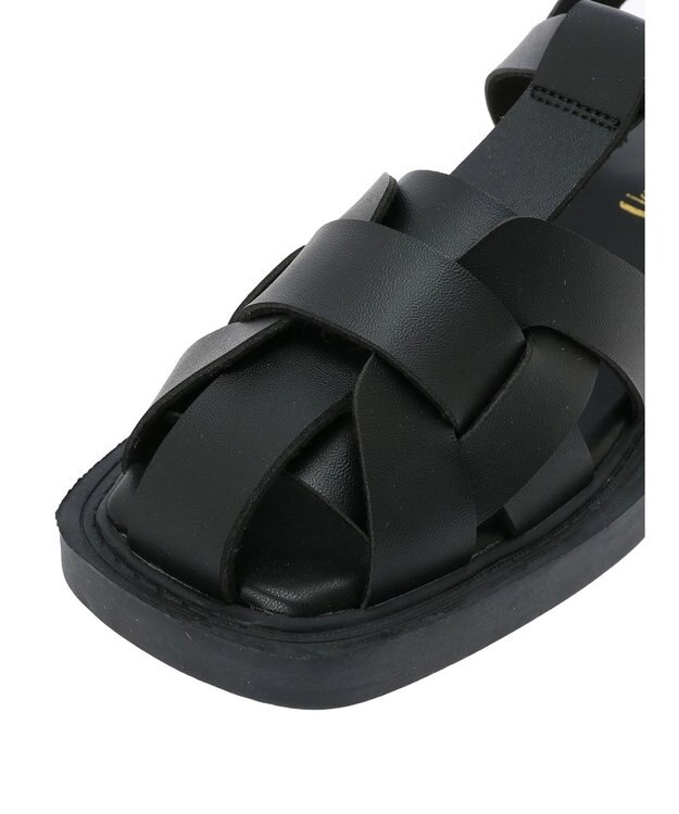 Green Parks ・Ｕｎａ　ｇａｒｄｅｎｉａ　スクエアトゥグルカサンダル Black