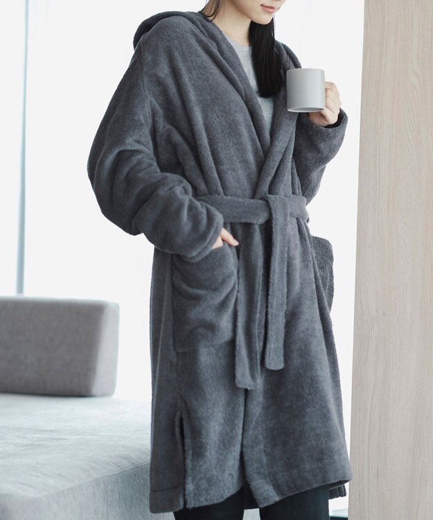 SHINTO TOWEL YUKINE バスローブ Charcoal