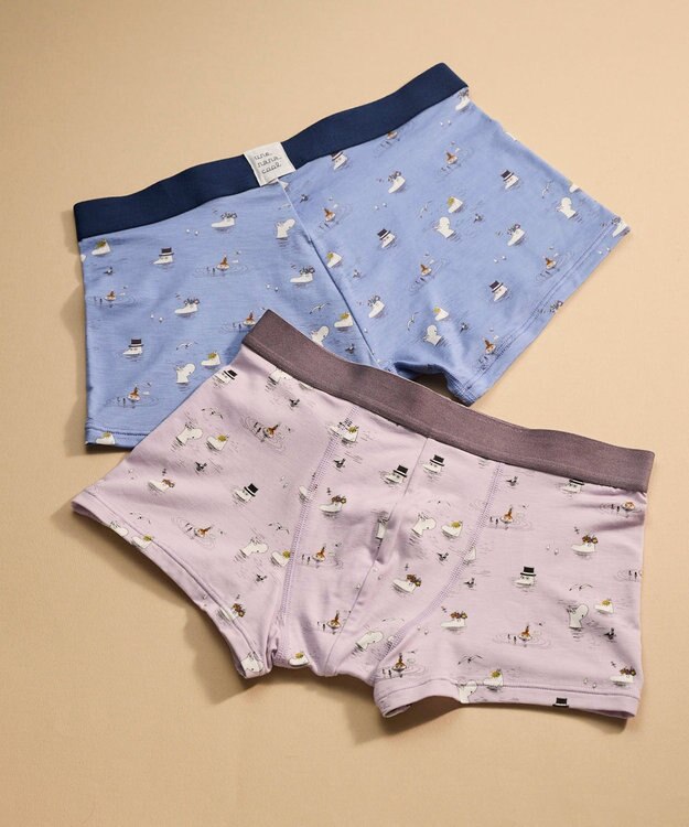 une nana cool 【ムーミン】MOOMIN × une nana ccol メンズボクサーパンツ PU