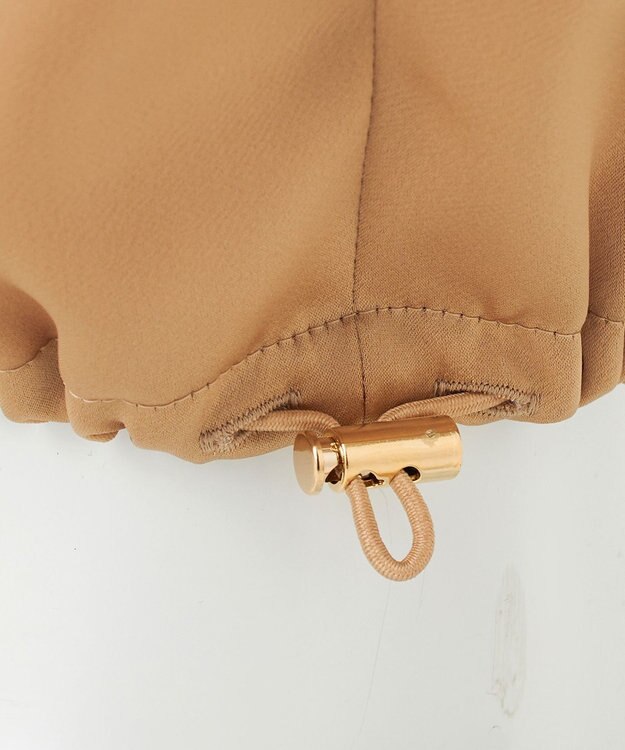 23区 【R(アール)】トリアセサテン ドロストパンツ ゴールド系