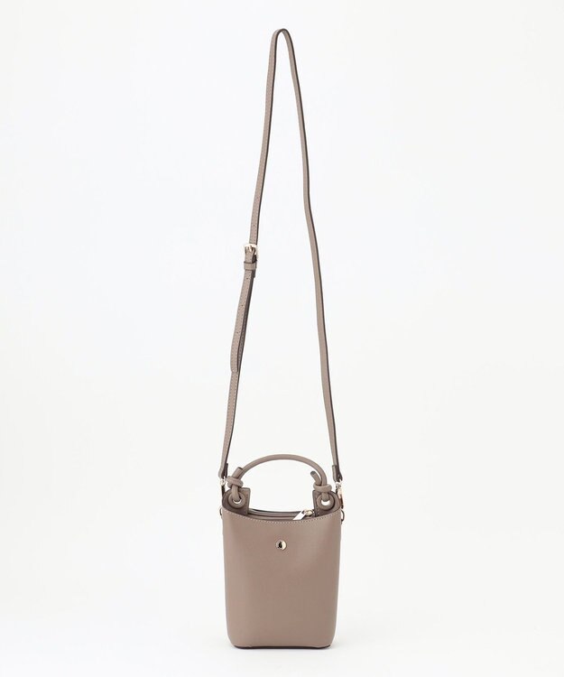 LA BAGAGERIE 【maison vert】 【多収納】ノットデザインポシェット グレー