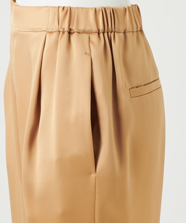 23区 S 【R(アール)】トリアセサテン ドロストパンツ ゴールド系