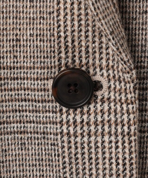 #Newans 【高山都さんコラボ】オーバーサイズテーラードジャケット ベージュチェック