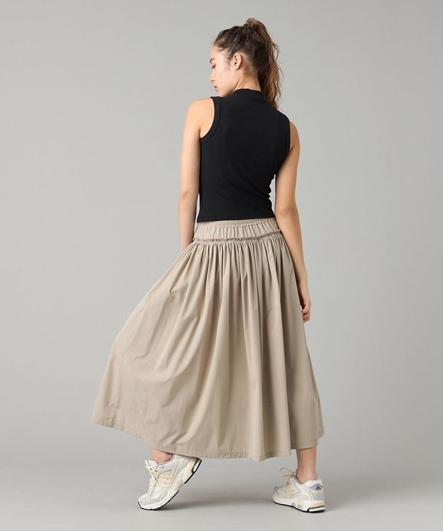 Chacott Chacott BALANCE UVケアタフタギャザースカート グレージュ