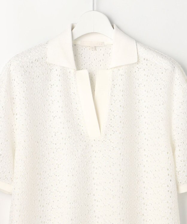 自由区 ラッセルレースジャージー トップス オフ