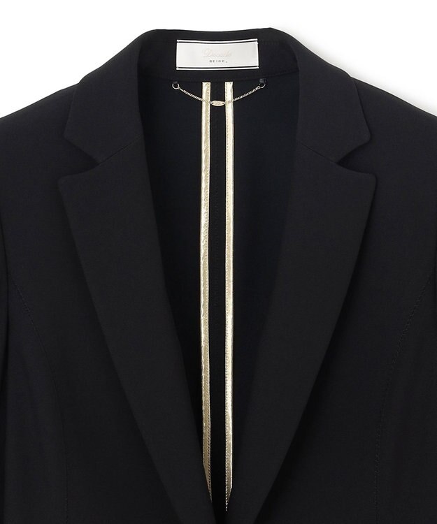 BEIGE， 【L-size】LUIZA / テーラードジャケット Black