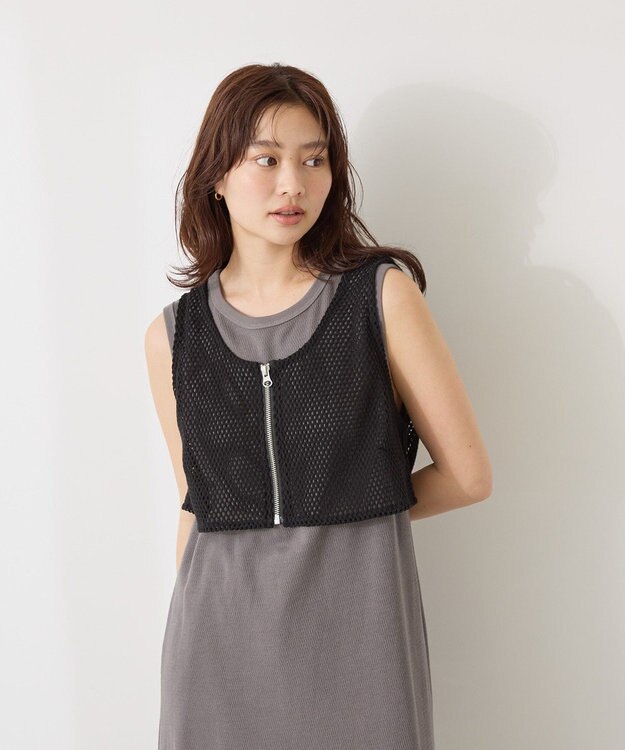AMERICAN HOLIC 【WEB限定】2点セットカットワンピース Charcoal Gray
