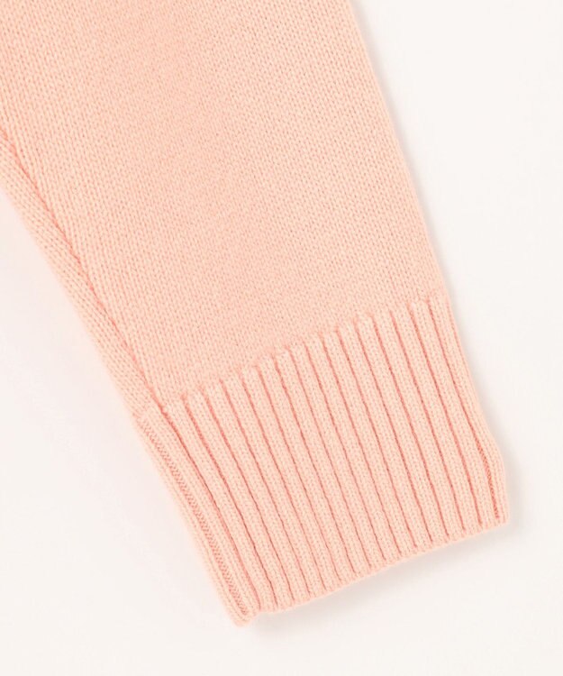 自由区 【洗える】ウールカシミヤブレンドケーブル ニット ピンク