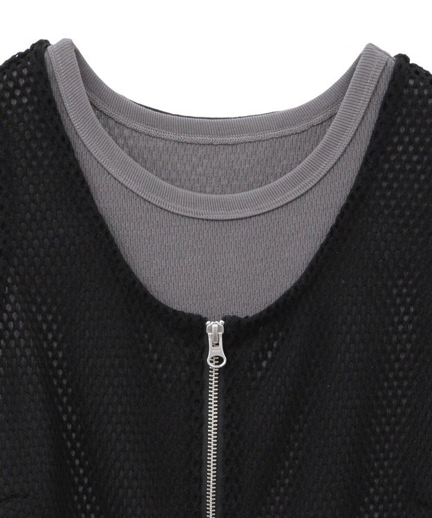 AMERICAN HOLIC 【WEB限定】2点セットカットワンピース Charcoal Gray