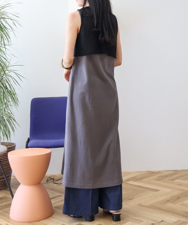 AMERICAN HOLIC 【WEB限定】2点セットカットワンピース Charcoal Gray