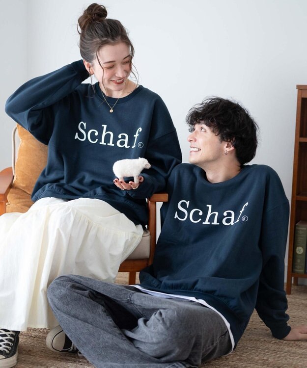 WEGO 【WEB限定】クルーネックプルオーバー 柄8