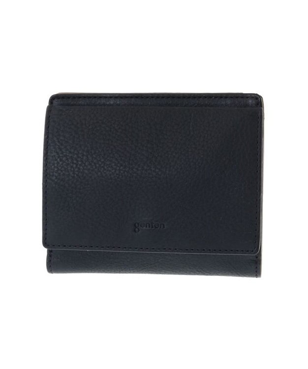 genten ミネルヴァ2 2つ折り財布外ボックス ネイビー