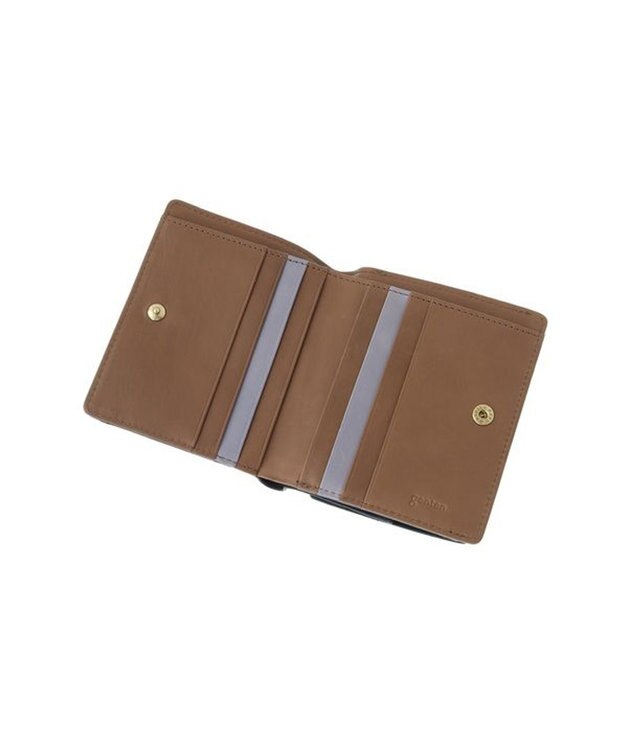 genten ミネルヴァ2 2つ折り財布外ボックス ネイビー