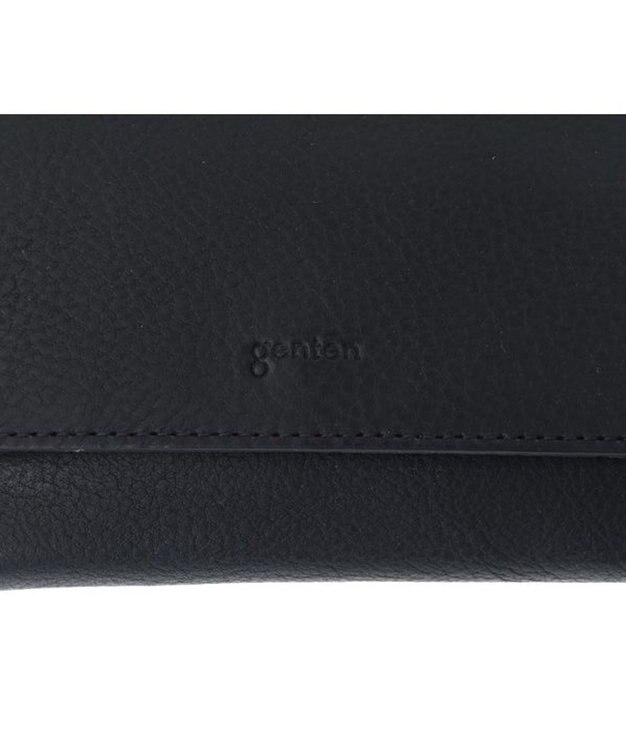 genten ミネルヴァ2 2つ折り財布外ボックス ネイビー
